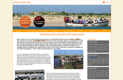 Beans Boat Trips This is a description